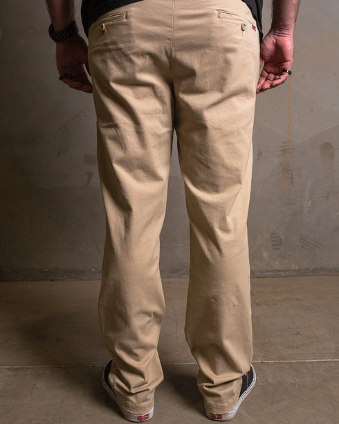 CHINO PANTS KHAKI - MENS